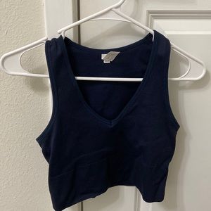 “”90DEGREES” crop athletic top